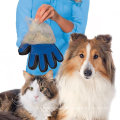 Masaje de mascotas limpieza deshedding cepillo gato peinado cepillo para perros guante para mascotas